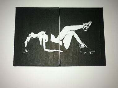 Graffiti Artwork - Photo by AiveOne - Girl, Aive, Culo (2013)