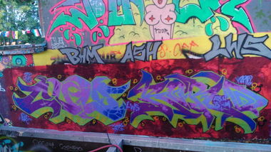 Graffiti Wall - Photo by AiveOne - Culo, Kord, LWS (2014)