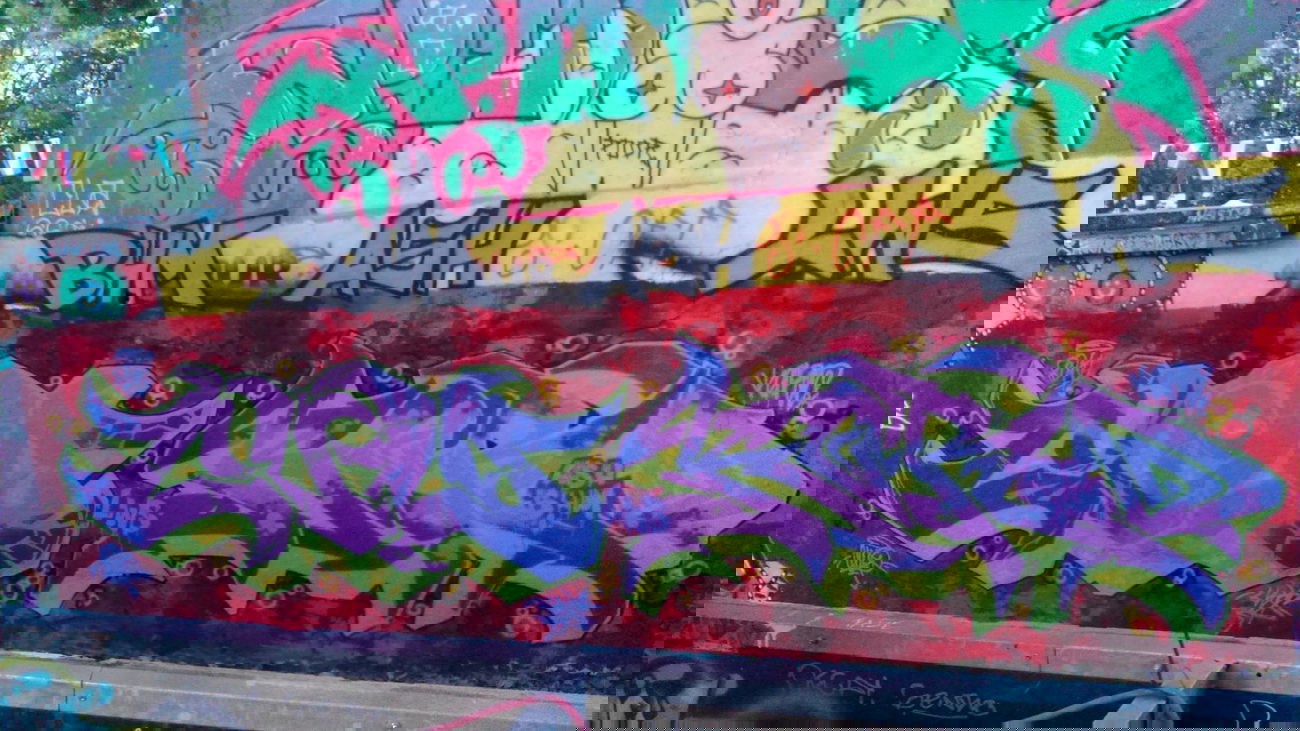 Graffiti Wall - Photo by AiveOne - Culo, Kord, LWS (2014)