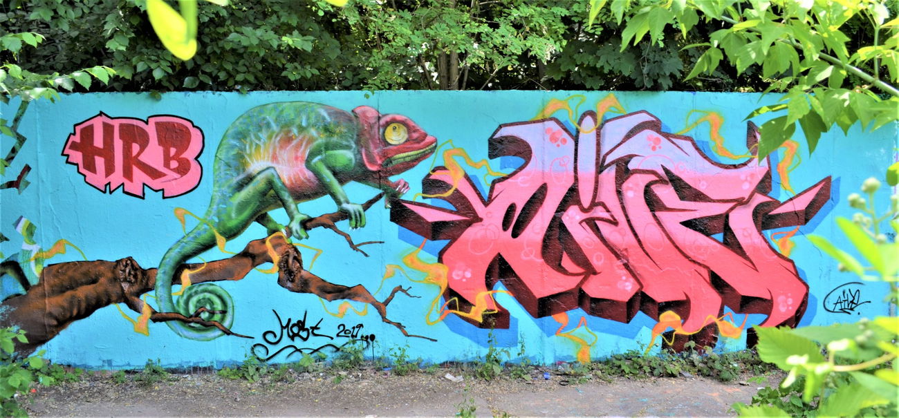 Graffiti Wall - Photo by AiveOne - hrbplusc, Culo, Aive (2019)