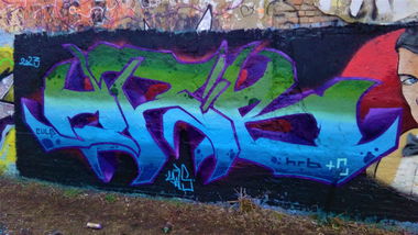 Graffiti Wall - Photo by AiveOne - hrbplusc, Culo, Aive (2023)