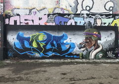 Graffiti Wall in Maastricht - Photo by AiveOne - HRB, HRBplusC, Pita