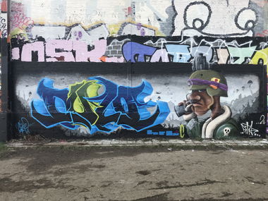 Graffiti Wall in Maastricht - Photo by AiveOne - HRB, HRBplusC, Pita