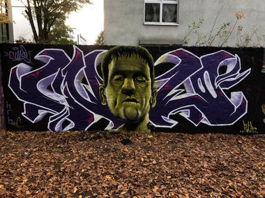 Graffiti Wall - Photo by AiveOne - hrbplusc, Culo, Pita (2022)