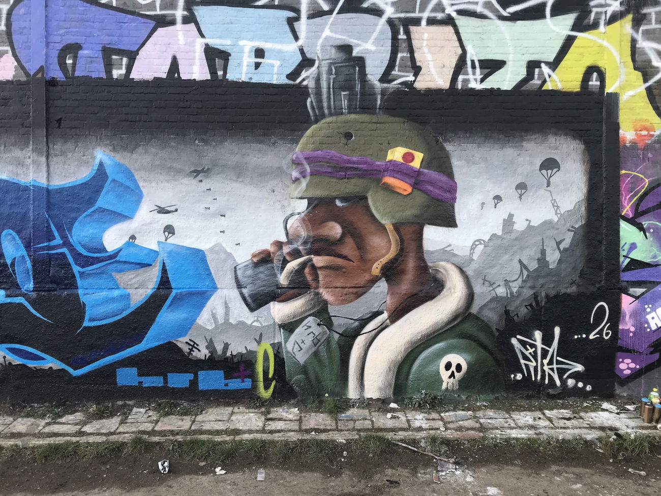 Graffiti Wall in Maastricht - Photo by AiveOne - HRB, HRBplusC, Pita