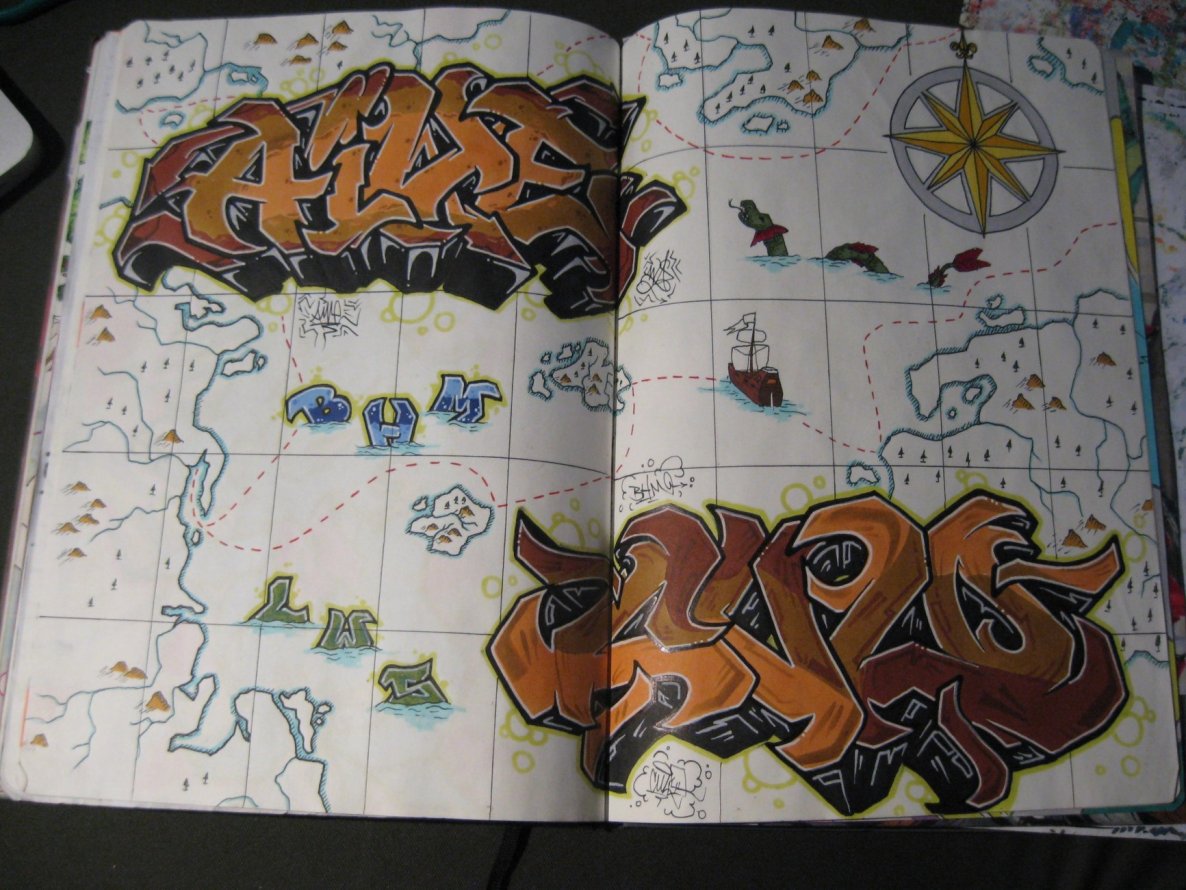 Graffiti Sketch - Photo by AiveOne