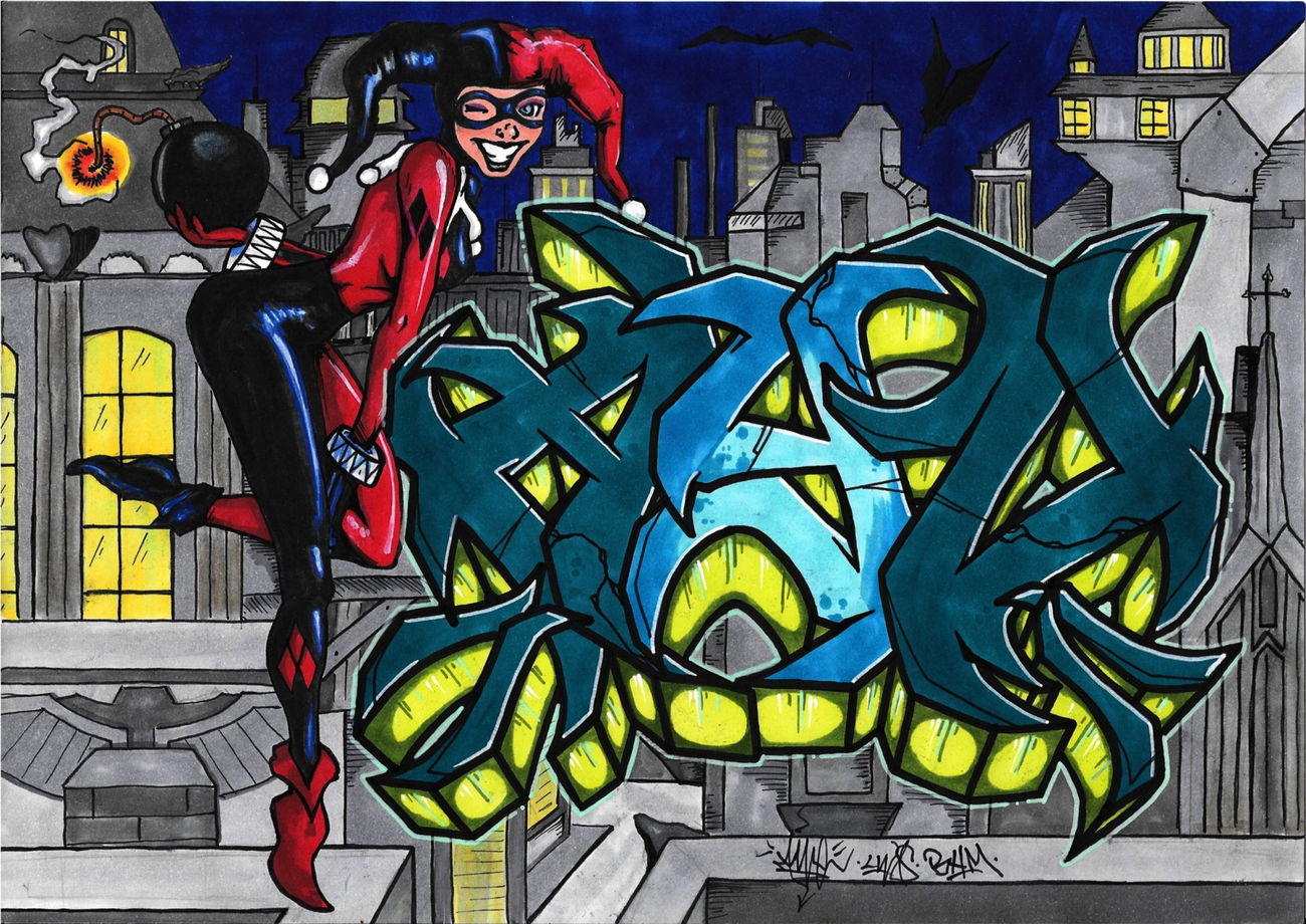 Graffiti Sketch - Photo by AiveOne - LWS, BHM, AYV