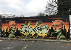 Graffiti Wall - Photo by AiveOne - HRB, LWS, Culo