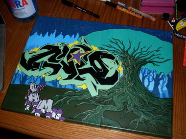 Graffiti Sketch - Photo by AiveOne - Culo, Aive, BHM