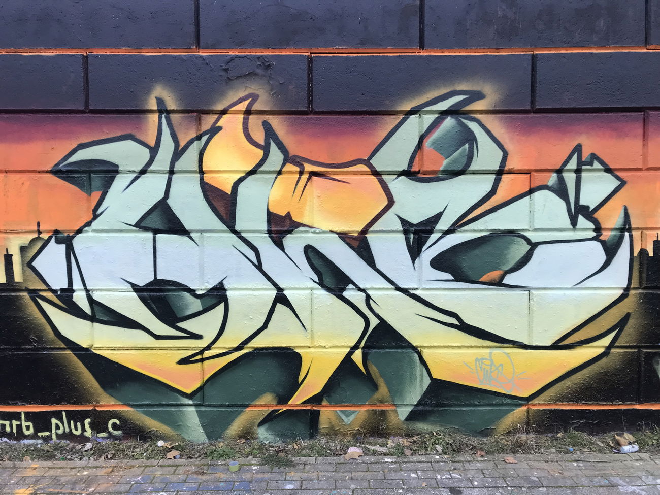 Graffiti Wall in Oberhausen - Photo by AiveOne - HRB, LWS, Culo