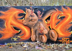 Graffiti Wall - Photo by AiveOne - hrbplusc, Culo, Aive (2019)