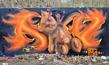 Graffiti Wall - Photo by AiveOne - hrbplusc, Culo, Aive (2019)