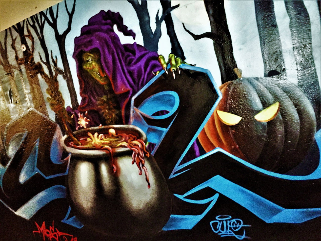 Graffiti Wall - Photo by AiveOne - hrbplusc, Culo, Aive (2019)