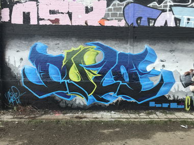 Graffiti Wall in Maastricht - Photo by AiveOne - HRB, HRBplusC, Pita