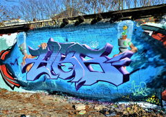 Graffiti Wall - Photo by AiveOne - hrbplusc, Culo, Aive (2020)