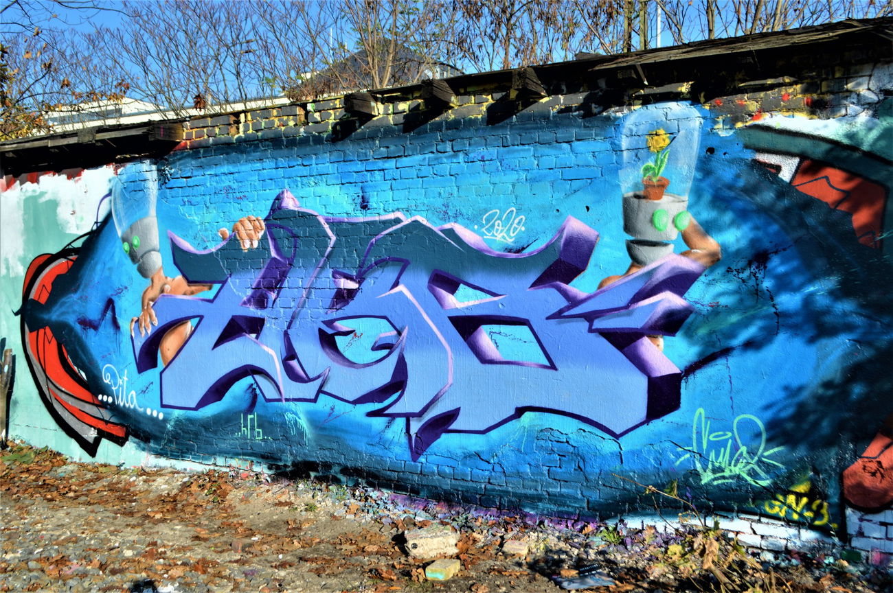 Graffiti Wall - Photo by AiveOne - hrbplusc, Culo, Aive (2020)