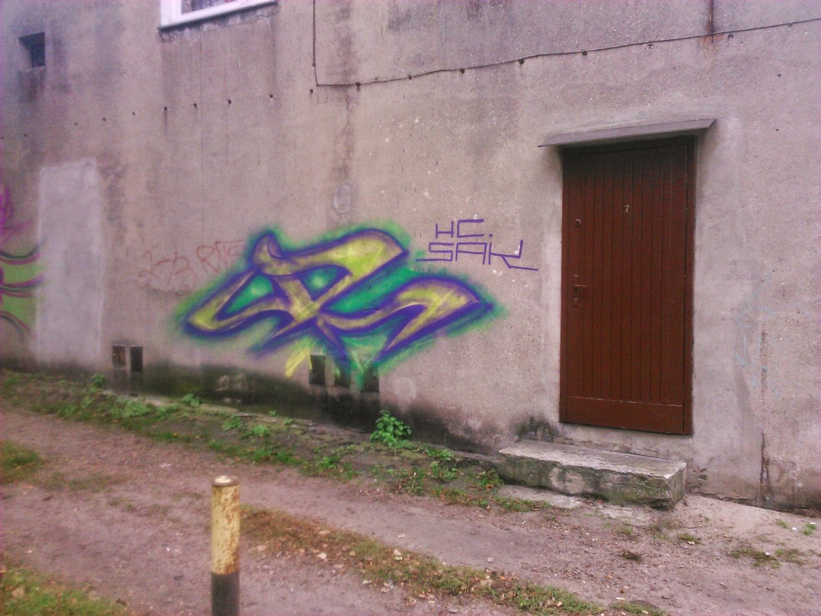 Graffiti Wall - Photo by AkSoN - poland, zgierz, sak (2014)
