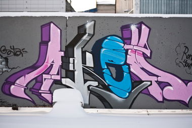 Graffiti Wall in Nizhnevartovsk - Photo by Akem (2011)