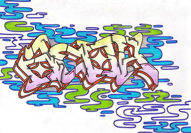 Graffiti Sketch in Radom - Photo by Akord872 - ACOR (2013)