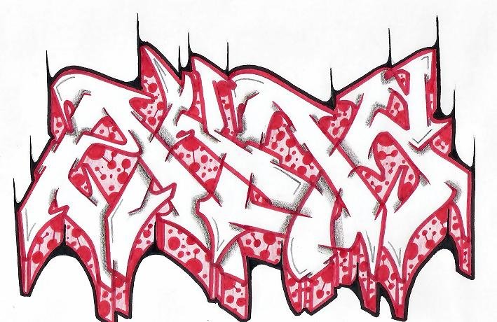 Graffiti Sketch in Radom - Photo by Akord872 - AKOR (2013)