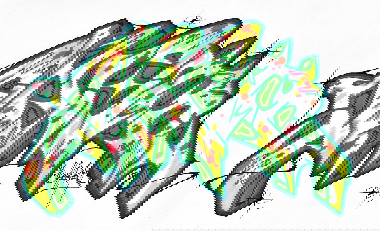 Graffiti Street Art in Radom - Photo by Akord872 - AKOR (2013)