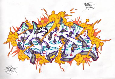 Graffiti Sketch - Photo by Akord872 - AKORD