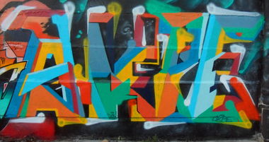 Graffiti Wall - Photo by Akpe