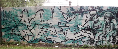 Graffiti Wall - Photo by Akpe