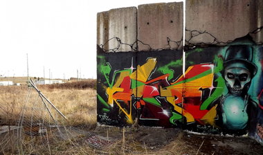 Graffiti Wall - Photo by Akpe