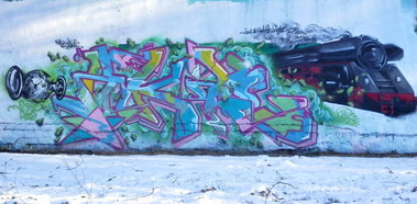 Graffiti Wall - Photo by Akpe - Akpe, Frantic, Colors (2013)