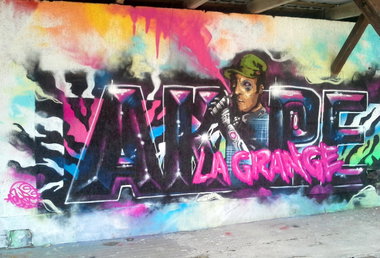 Graffiti Wall - Photo by Akpe - akpe, frantic, colors (2014)