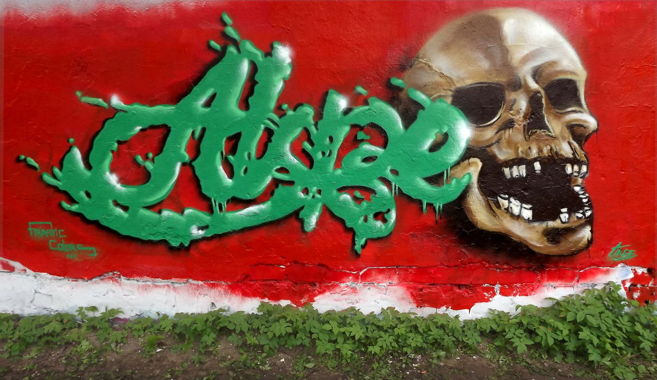 Graffiti Wall - Photo by Akpe