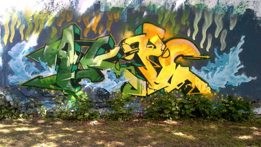 Graffiti Wall - Photo by Akpe - Akpe, Frantic, Colors (2014)