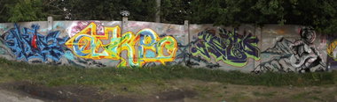 Graffiti Wall - Photo by Akpe - fomz, uzer, akpe (2014)