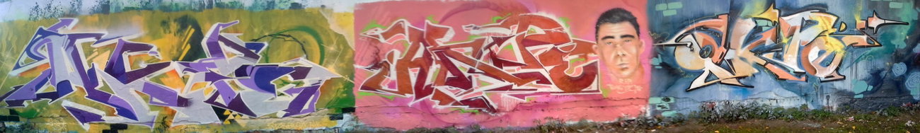 Graffiti Wall - Photo by Akpe - panorama, vollfett, magarine