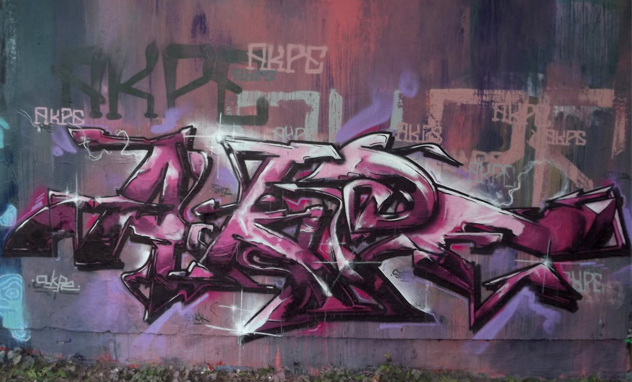 Graffiti Wall - Photo by Akpe - akpe, frantic, colors (2014)