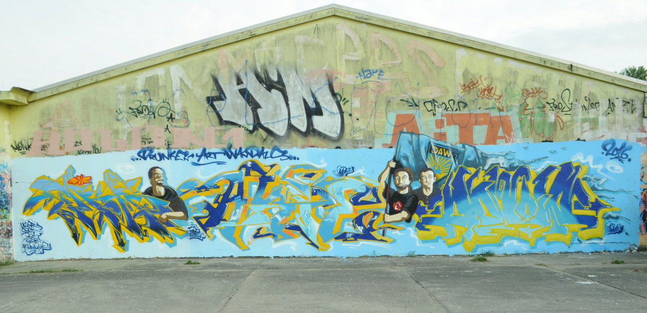 Graffiti Wall - Photo by Akpe - Fomz, Adlon, Akpe (2016)