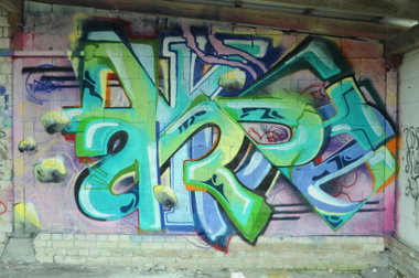 Graffiti Wall - Photo by Akpe