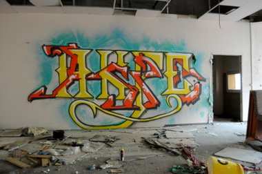 Graffiti Wall - Photo by Akpe