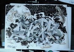 Graffiti Sketch in Kanada - Photo by Akpe - Akpe, DAW (2017)