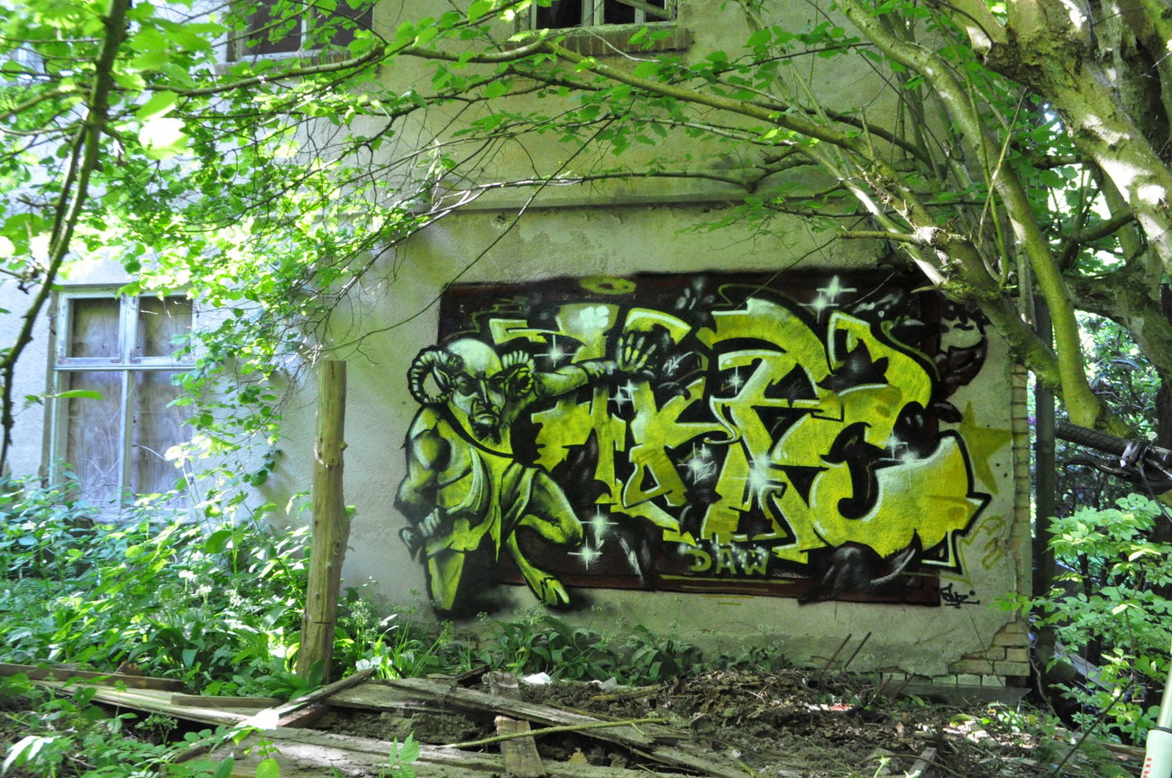 Graffiti Wall - Photo by Akpe - akpe, daw, frantic (2015)