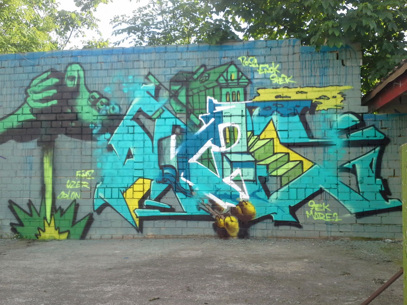 Graffiti Wall - Photo by Akpe - akpe, DAW (2017)