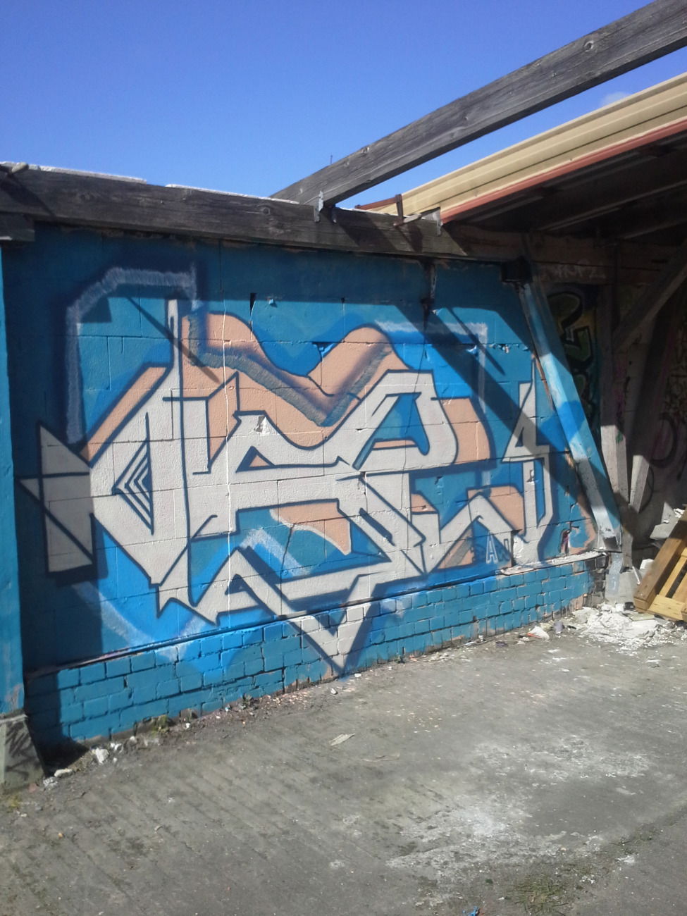 Graffiti Wall - Photo by Akpe (2019)