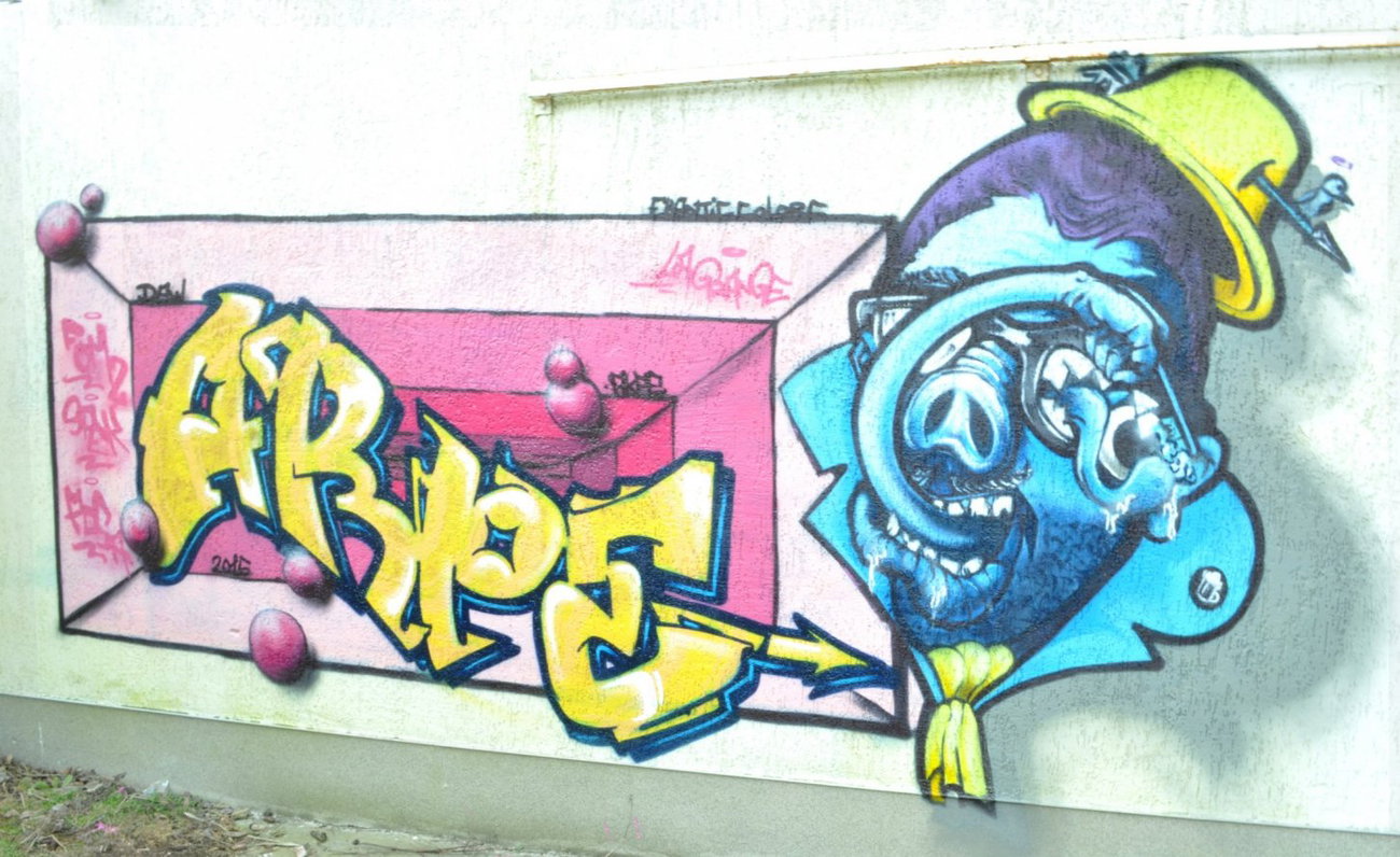 Graffiti Wall - Photo by Akpe - akpe, daw, frantic (2015)