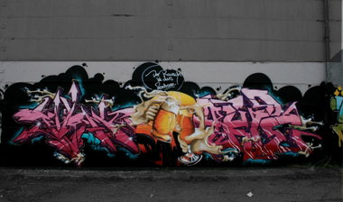 Graffiti Wall - Photo by Akpe - Phomzone, Akpe, DAW (2016)