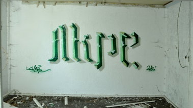 Graffiti Wall - Photo by Akpe