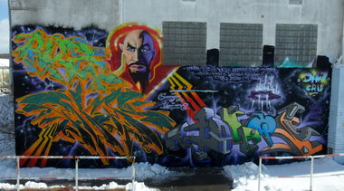 Graffiti Wall - Photo by Akpe - fomz1, adlon, akpe (2018)