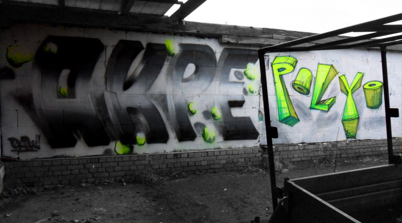 Graffiti Wall - Photo by Akpe - Akpe, DAW, Polyo (2017)