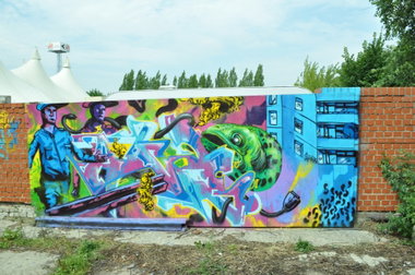 Graffiti Wall - Photo by Akpe - akpe, frantic, colors (2015)