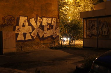 Graffiti Bombing in Ekaterinburg - Photo by Aksel (2012)
